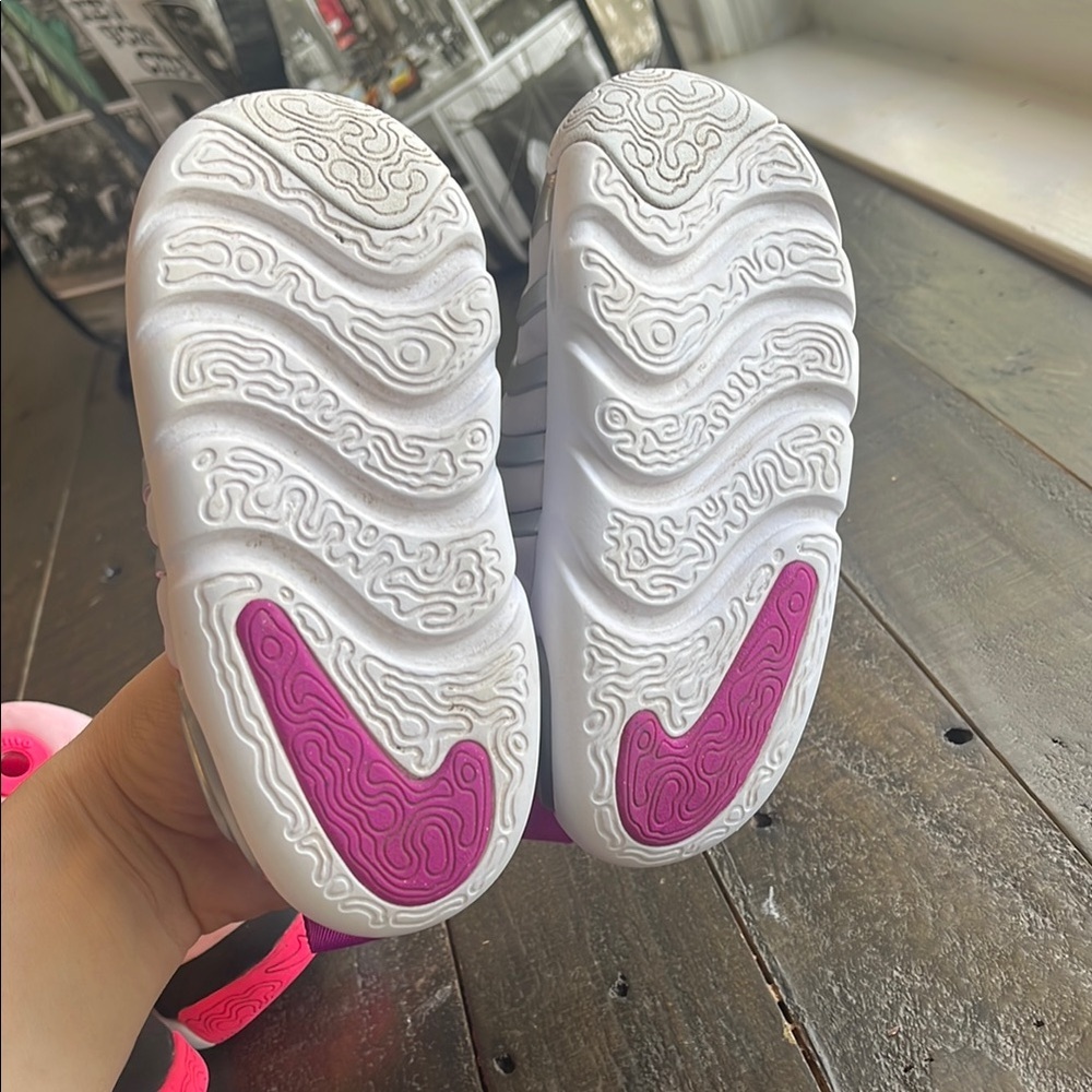 Nike Kids' Pink and Purple Slip-On Shoes - Picture 6 of 14